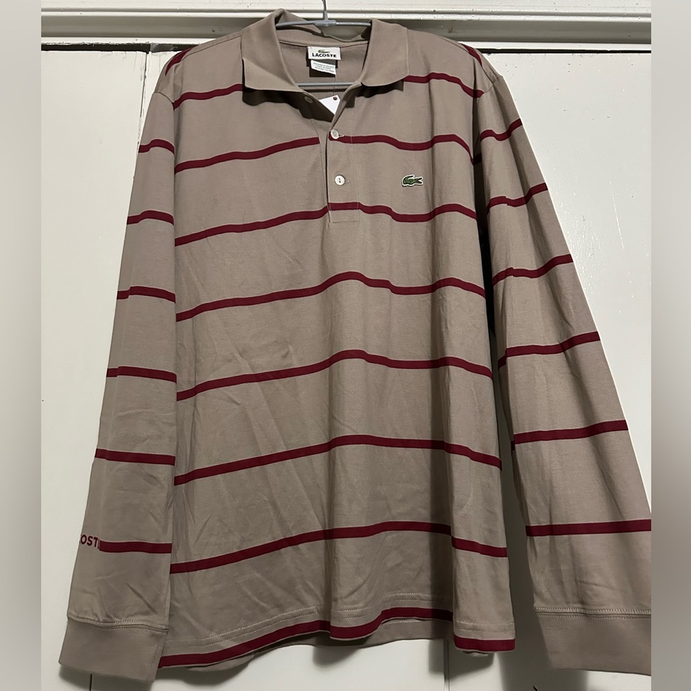 Lacoste long sleeve polo